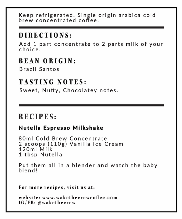 Brazil Santos Coffee Concentrate
