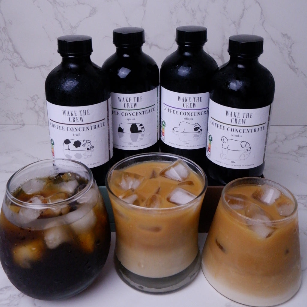 Homemade Vanilla Sweet Cream Cold Brew with Wake The Crew's Coffee Concentrates