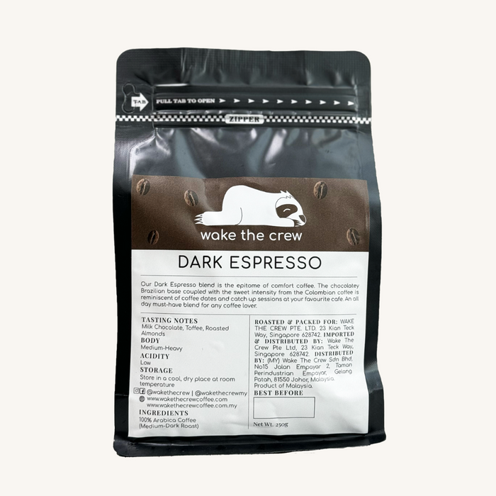 Dark Espresso Coffee Bean Blend (Medium-Dark Roast)