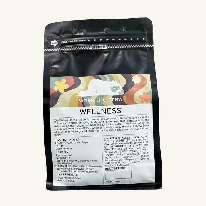 Wellness Coffee Bean Blend (Medium Roast)