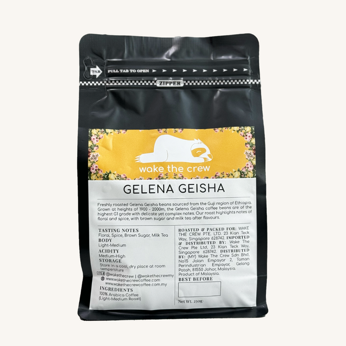 Gelena Geisha G1 Roasted Coffee Beans - Limited Edition