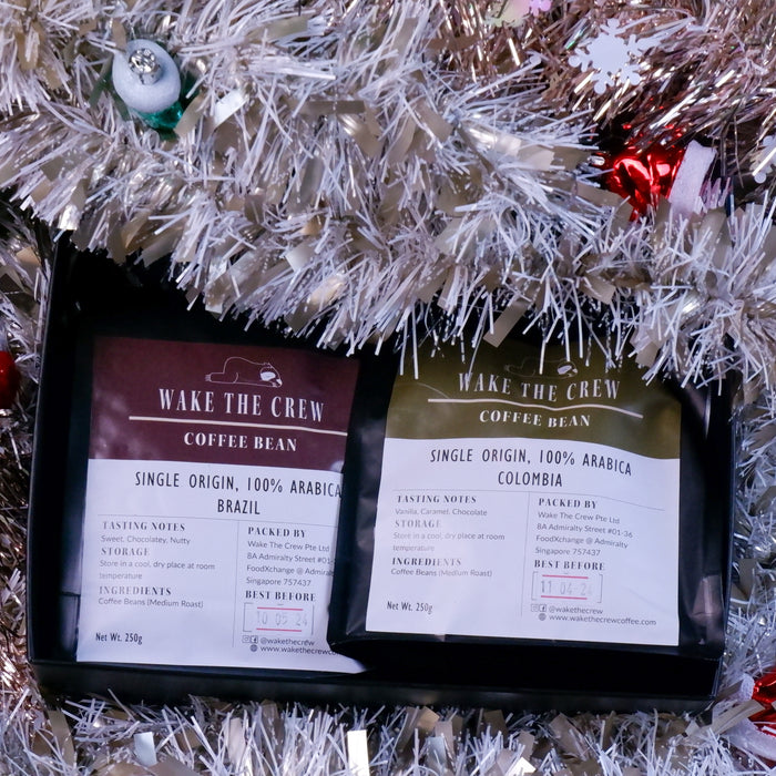 Christmas Coffee Beans Gift Set | Wake The Crew Singapore