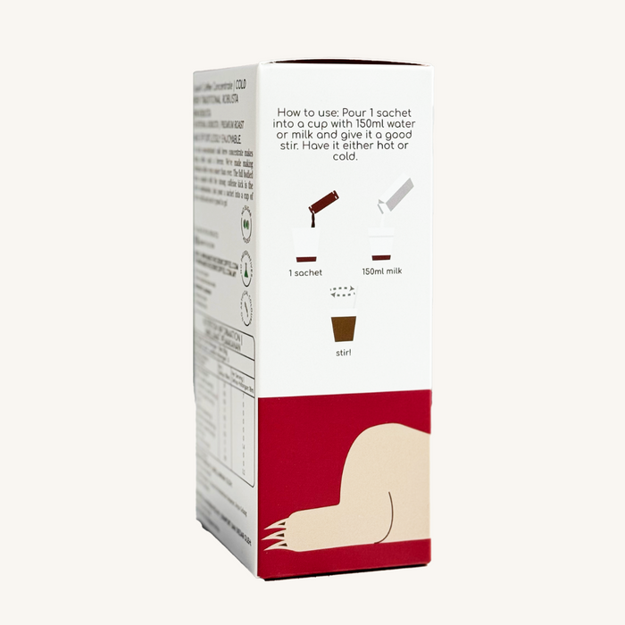 Traditional Robusta Liquid Coffee Concentrate Sachet