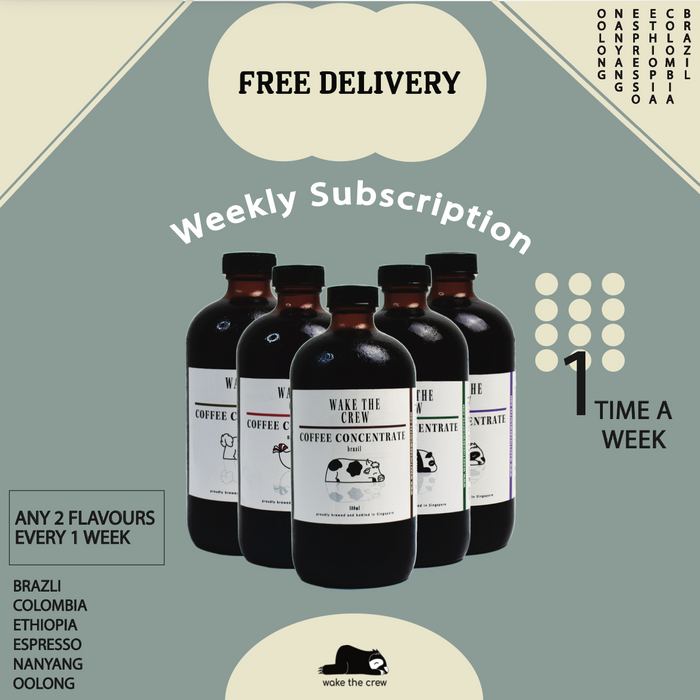 Cold Brew Coffee Concentrate Weekly Subscription (Recurring)