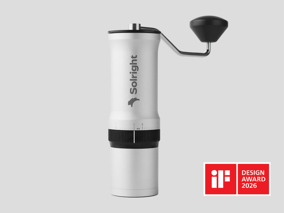 Solright DB-1 Manual Coffee Grinder (Silver)
