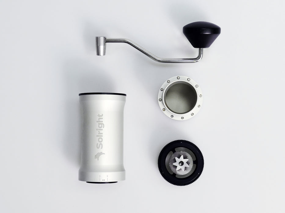 Solright DB-1 Manual Coffee Grinder (Silver)