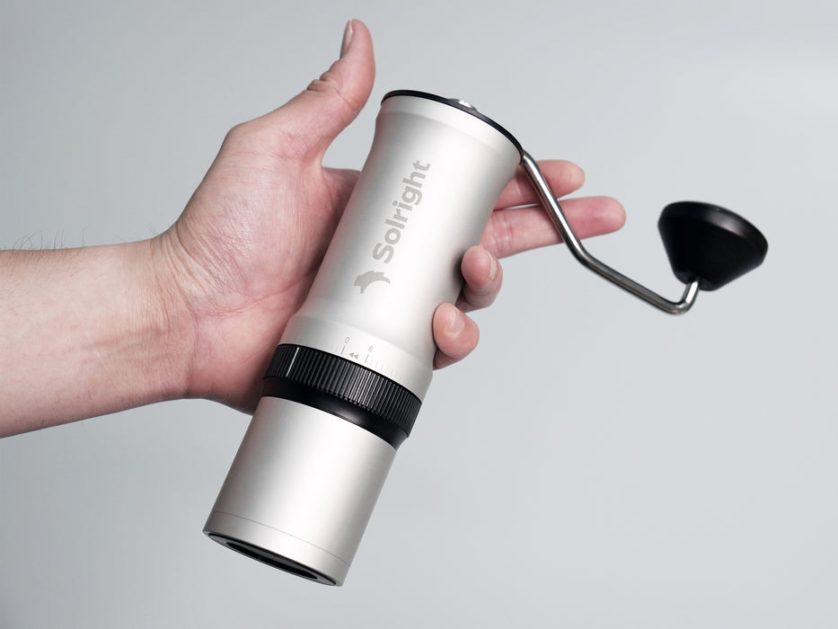 Solright DB-1 Manual Coffee Grinder (Silver)