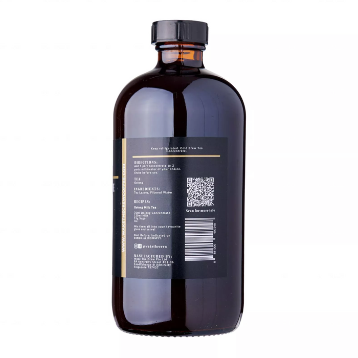 Oolong Cold Brew Tea Concentrate 500ml Details | Wake The Crew