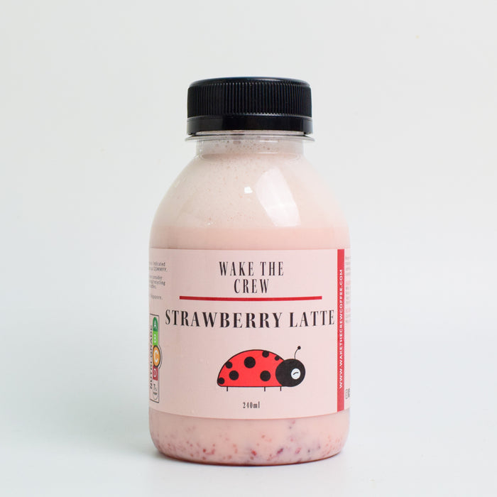 6 Pack Cold Brew Strawberry Latte | Wake The Crew